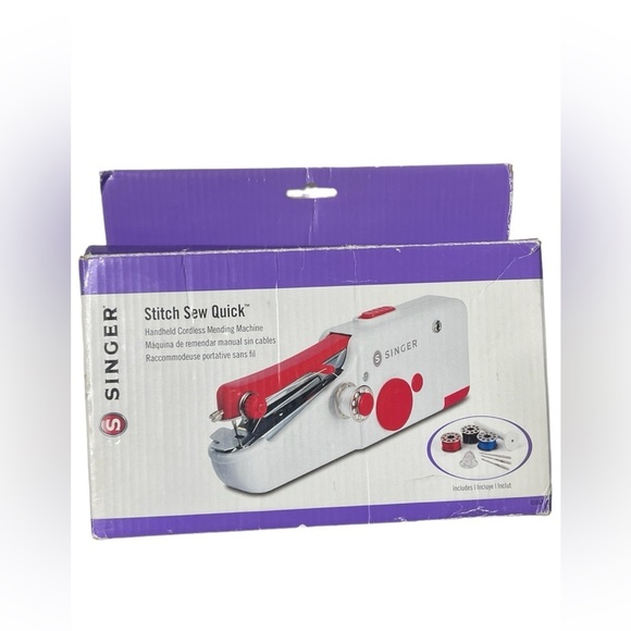Singer Stitch Sew Quick: Handheld Cordless Mending Machine - Picture 2 of 6
